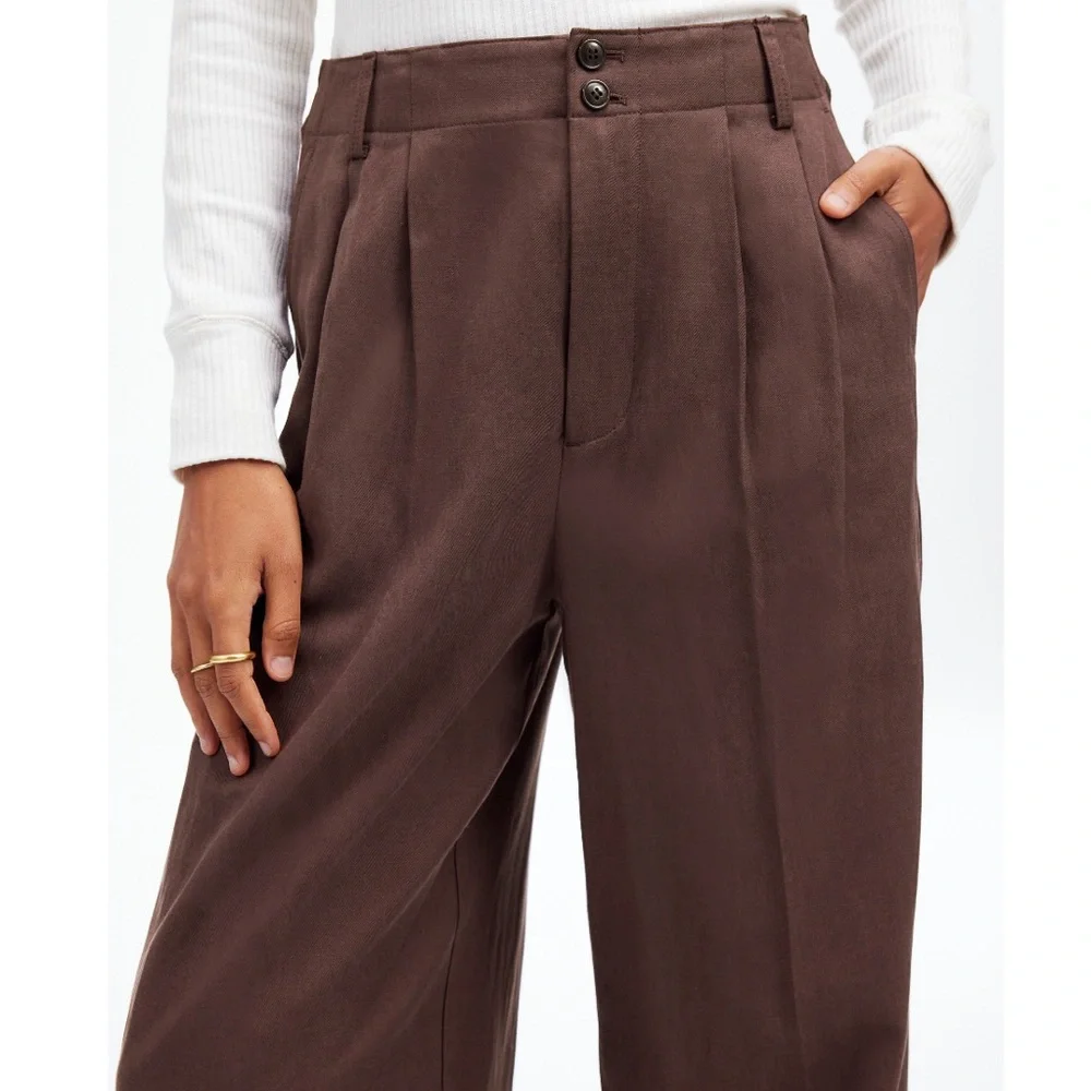 Madewell Harper wide leg pant sz 10 - Picture 3 of 8